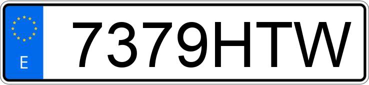 Numer rejestracyjny 7379HTW posiada KIA CARENS