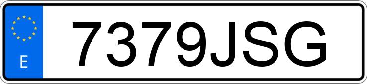 Numer rejestracyjny 7379JSG posiada CITROEN C4