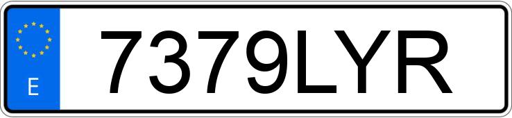 Numer rejestracyjny 7379LYR posiada CUPRA FORMENTOR