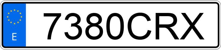 Numer rejestracyjny 7380CRX posiada MERCEDES M (163-164)