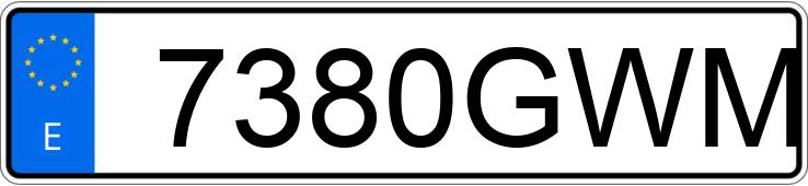 Numer rejestracyjny 7380GWM posiada AUDI A4 Numer rejestracyjny 7380GWM posiada AUDI A4