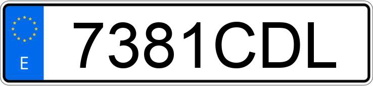 Numer rejestracyjny 7381CDL posiada OPEL ASTRA