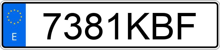 Numer rejestracyjny 7381KBF posiada BMW SERIE 1 Numer rejestracyjny 7381KBF posiada BMW SERIE 1