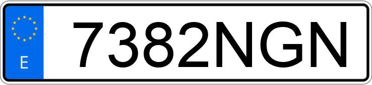 Numer rejestracyjny 7382NGN posiada VOLVO FH13