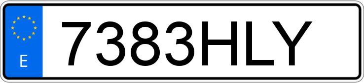 Numer rejestracyjny 7383HLY posiada BMW SERIE 5 Numer rejestracyjny 7383HLY posiada BMW SERIE 5