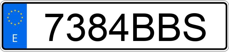 Numer rejestracyjny 7384BBS posiada VOLKSWAGEN POLO Numer rejestracyjny 7384BBS posiada VOLKSWAGEN POLO