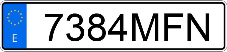 Numer rejestracyjny 7384MFN posiada BMW X3 Numer rejestracyjny 7384MFN posiada BMW X3