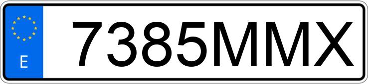 Numer rejestracyjny 7385MMX posiada VOLKSWAGEN GOLF Numer rejestracyjny 7385MMX posiada VOLKSWAGEN GOLF