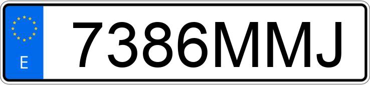 Numer rejestracyjny 7386MMJ posiada OPEL CORSA