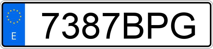 Numer rejestracyjny 7387BPG posiada SEAT IBIZA Numer rejestracyjny 7387BPG posiada SEAT IBIZA