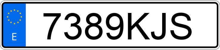 Numer rejestracyjny 7389KJS posiada FORD ECOSPORT