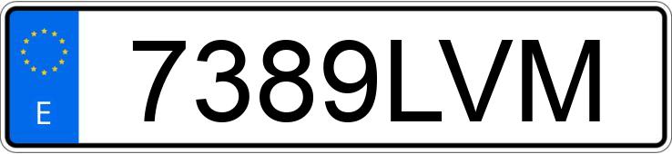Numer rejestracyjny 7389LVM posiada CITROEN C3