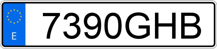 Numer rejestracyjny 7390GHB posiada VOLKSWAGEN PASSAT