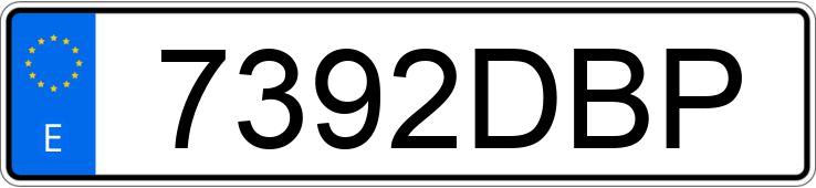 Numer rejestracyjny 7392DBP posiada SEAT CORDOBA