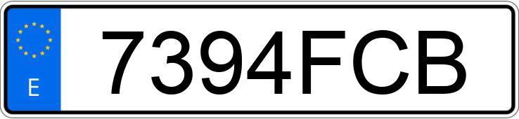 Numer rejestracyjny 7394FCB posiada SEAT ALTEA Numer rejestracyjny 7394FCB posiada SEAT ALTEA