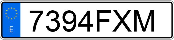 Numer rejestracyjny 7394FXM posiada CITROEN C4