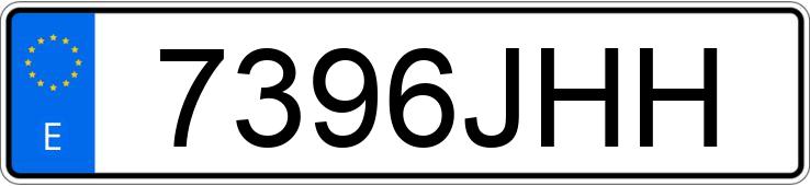 Numer rejestracyjny 7396JHH posiada PEUGEOT 308