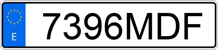 Numer rejestracyjny 7396MDF posiada KTM 125 DUKE Numer rejestracyjny 7396MDF posiada KTM 125 DUKE