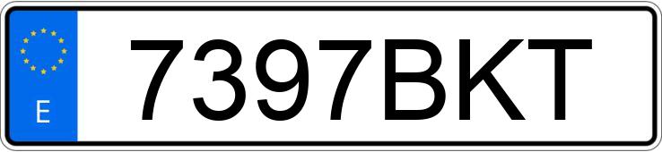 Numer rejestracyjny 7397BKT posiada ALFA ROMEO 147