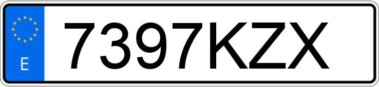 Numer rejestracyjny 7397KZX posiada RENAULT MEGANE Numer rejestracyjny 7397KZX posiada RENAULT MEGANE