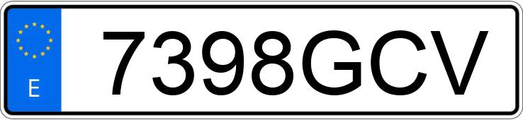 Numer rejestracyjny 7398GCV posiada RENAULT TWINGO