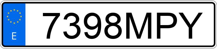 Numer rejestracyjny 7398MPY posiada MAZDA MX-5 Numer rejestracyjny 7398MPY posiada MAZDA MX-5