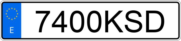 Numer rejestracyjny 7400KSD posiada MERCEDES VITO Numer rejestracyjny 7400KSD posiada MERCEDES VITO