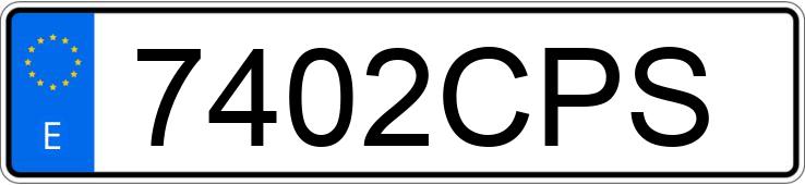 Numer rejestracyjny 7402CPS posiada BMW SERIE 3