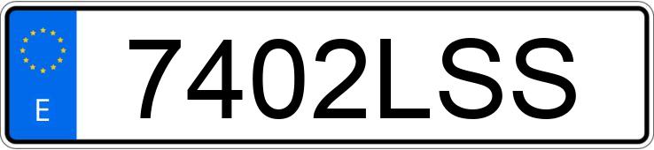 Numer rejestracyjny 7402LSS posiada RENAULT MEGANE