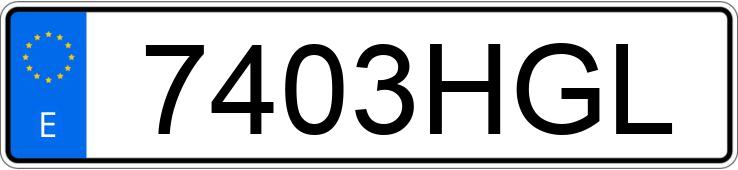 Numer rejestracyjny 7403HGL posiada FORD FIESTA 1.4 TREND