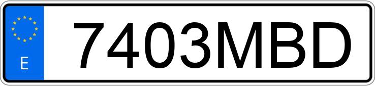 Numer rejestracyjny 7403MBD posiada BMW SERIE 8 Numer rejestracyjny 7403MBD posiada BMW SERIE 8