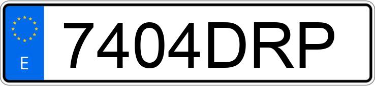 Numer rejestracyjny 7404DRP posiada SEAT LEON Numer rejestracyjny 7404DRP posiada SEAT LEON