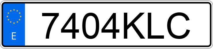 Numer rejestracyjny 7404KLC posiada PEUGEOT 308 Numer rejestracyjny 7404KLC posiada PEUGEOT 308