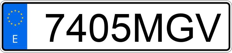 Numer rejestracyjny 7405MGV posiada ALFA ROMEO GIULIA