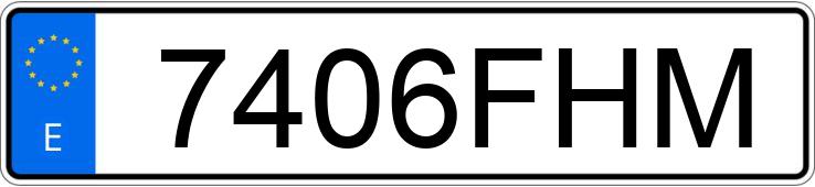 Numer rejestracyjny 7406FHM posiada CITROEN C4 GRAND PICASSO