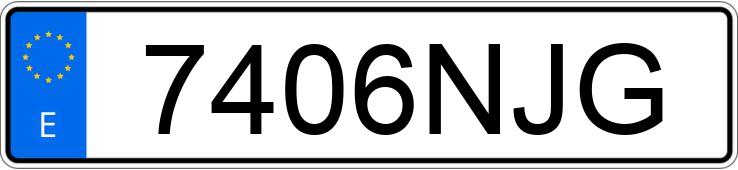 Numer rejestracyjny 7406NJG posiada VOLKSWAGEN TAIGO