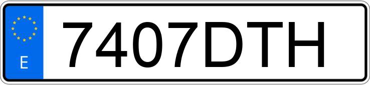 Numer rejestracyjny 7407DTH posiada KIA RIO