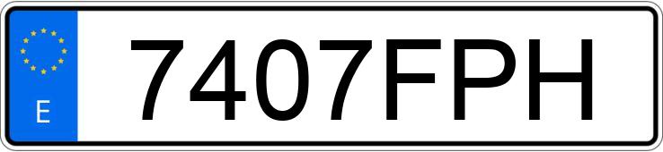 Numer rejestracyjny 7407FPH posiada RENAULT CLIO