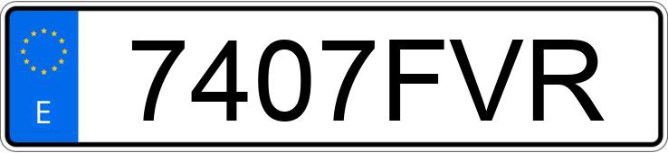 Numer rejestracyjny 7407FVR posiada MITSUBISHI MONTERO