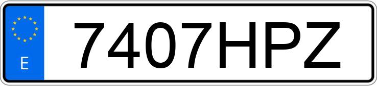 Numer rejestracyjny 7407HPZ posiada SEAT ALTEA Numer rejestracyjny 7407HPZ posiada SEAT ALTEA