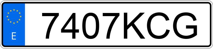 Numer rejestracyjny 7407KCG posiada MERCEDES A (176)