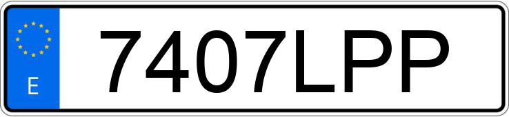 Numer rejestracyjny 7407LPP posiada RENAULT CAPTUR