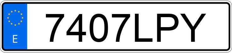 Numer rejestracyjny 7407LPY posiada SEAT ARONA