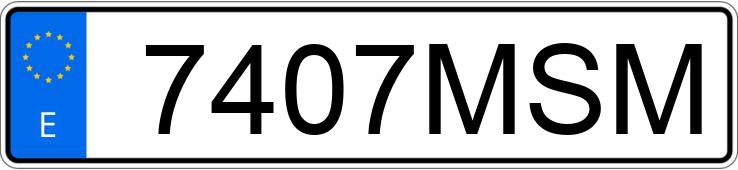 Numer rejestracyjny 7407MSM posiada FIAT DUCATO