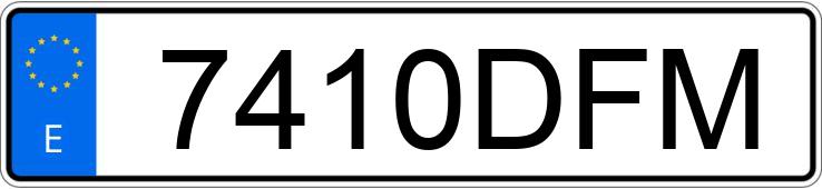 Numer rejestracyjny 7410DFM posiada MAZDA MAZDA6 Numer rejestracyjny 7410DFM posiada MAZDA MAZDA6