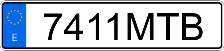 Numer rejestracyjny 7411MTB posiada QJMOTOR SRV Numer rejestracyjny 7411MTB posiada QJMOTOR SRV