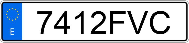 Numer rejestracyjny 7412FVC posiada HYUNDAI GETZ