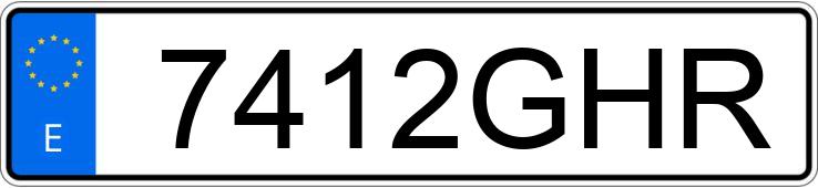 Numer rejestracyjny 7412GHR posiada VOLKSWAGEN GOLF Numer rejestracyjny 7412GHR posiada VOLKSWAGEN GOLF