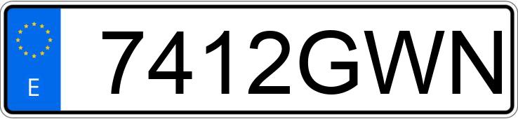Numer rejestracyjny 7412GWN posiada OPEL CORSA
