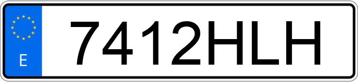 Numer rejestracyjny 7412HLH posiada CHEVROLET-GM MALIBU